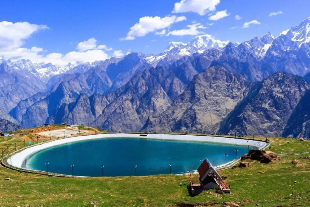 Beautiful Chenab Lake around our homestay